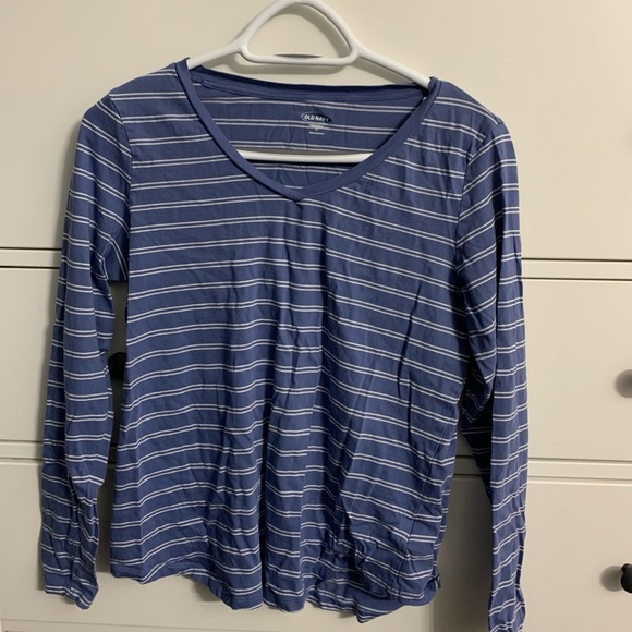 Old navy full sleeve blue stripped tee - Picture 1 of 3
